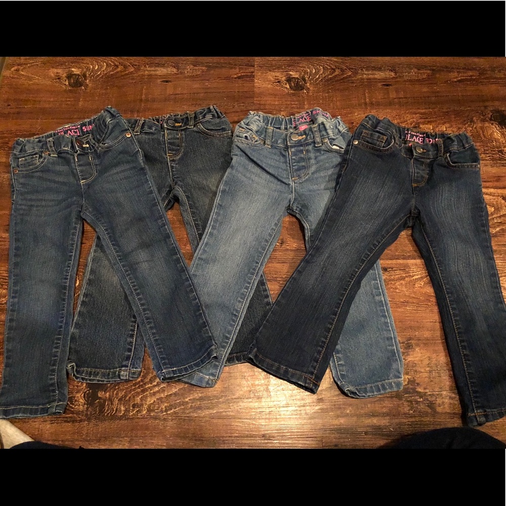 VGUC 3t Children’s Place jeans (lot of4)